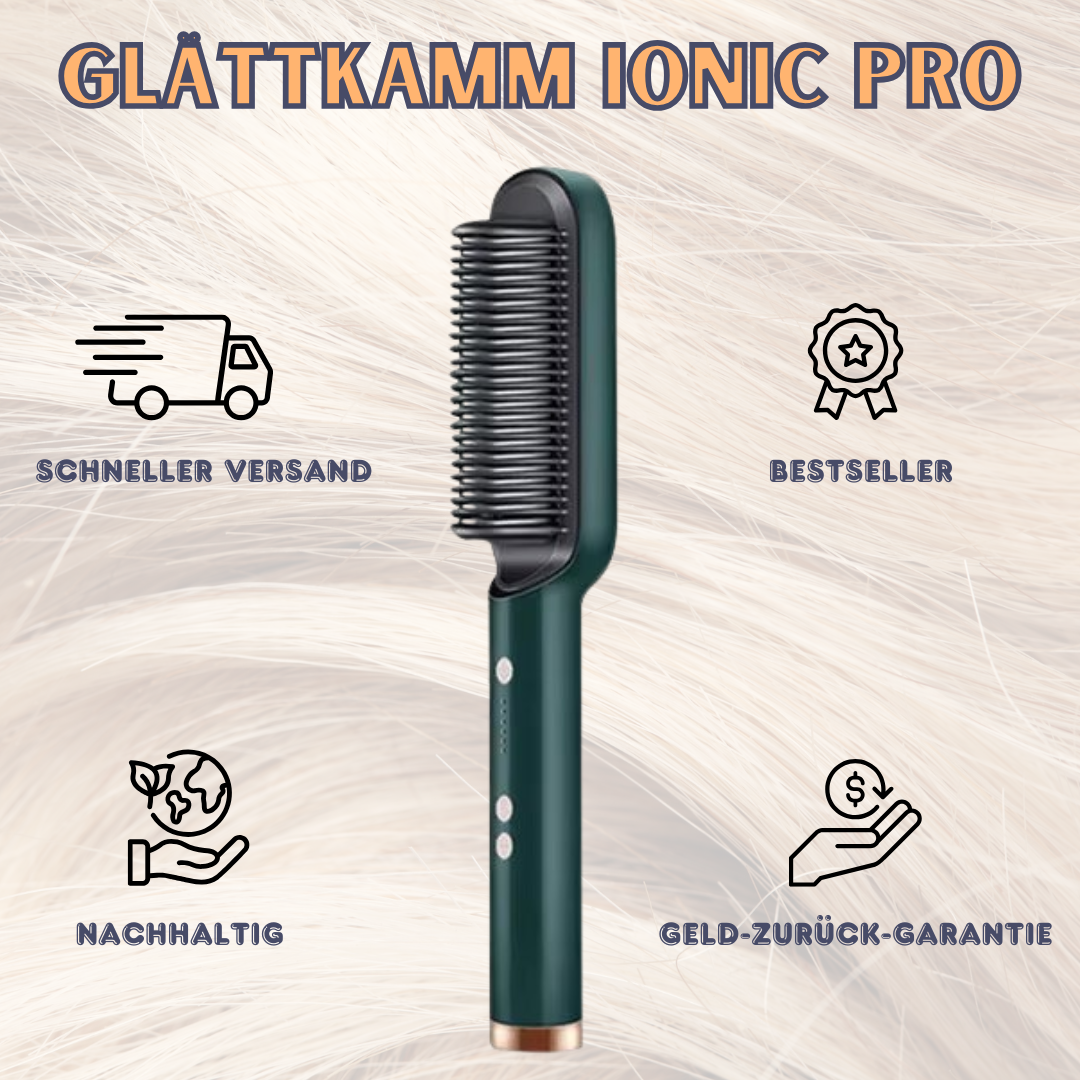 Glättkamm Ionic Pro – Schnell & Schonend für Glattes Haar