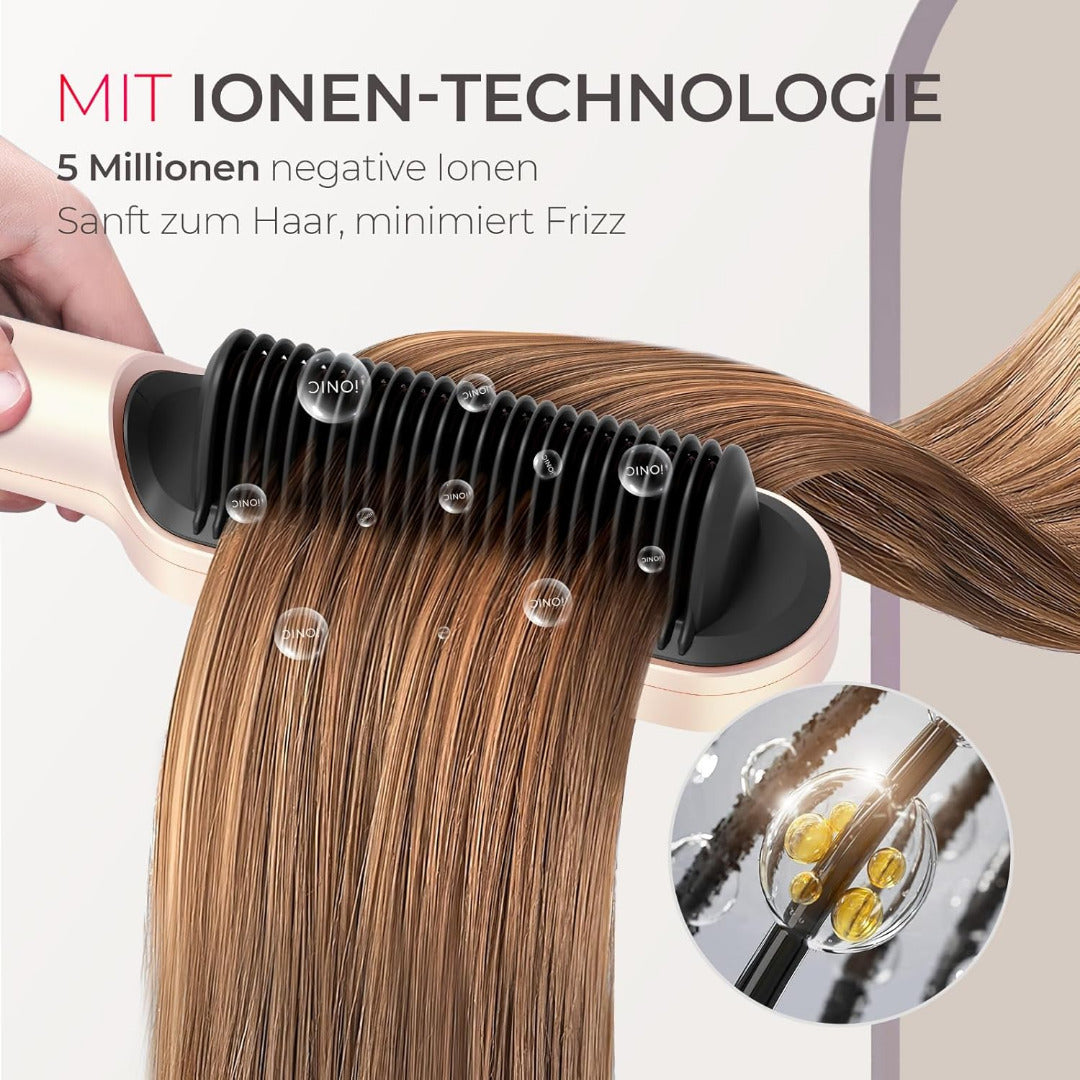 Glättkamm Ionic Pro – Schnell & Schonend für Glattes Haar
