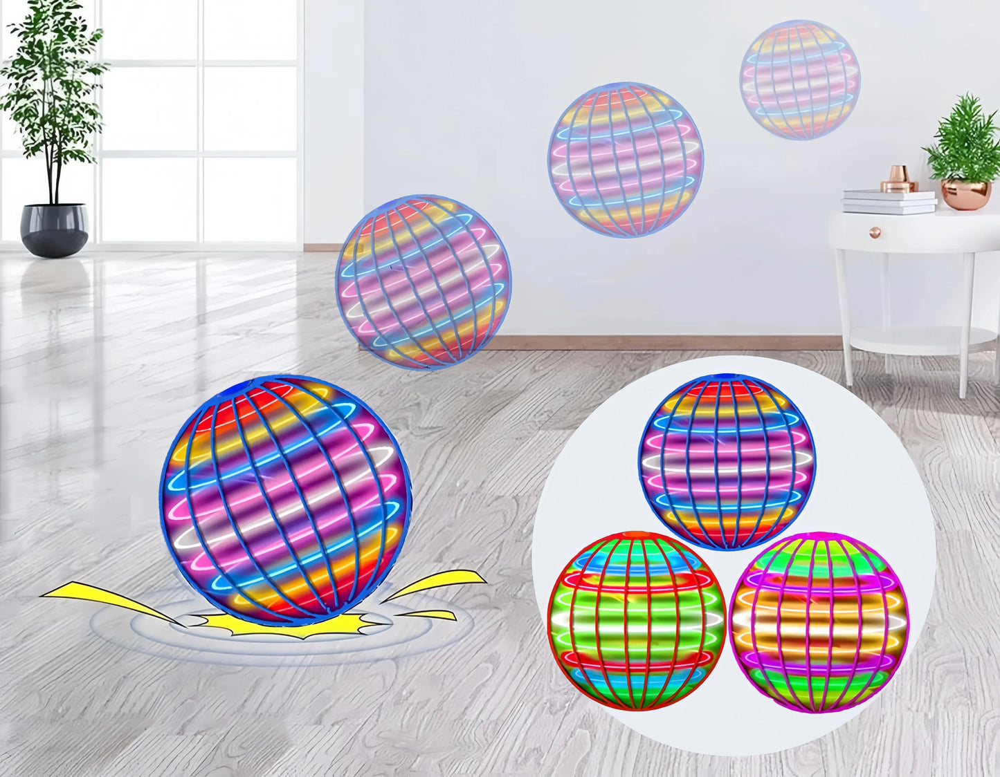 SkyGlider Pro – Leuchtender Flying-Ball mit LED & Boomerang-Effekt für spektakuläre Flugtricks 🚀✨