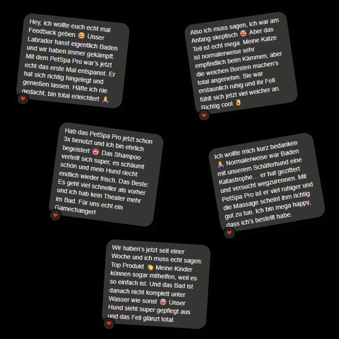 PetSpa Pro – Die intelligente Schaum-Bürste für Hunde & Katzen