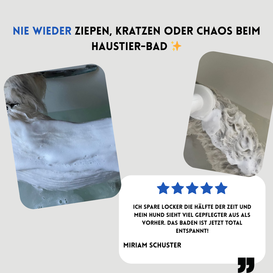 PetSpa Pro – Die intelligente Schaum-Bürste für Hunde & Katzen