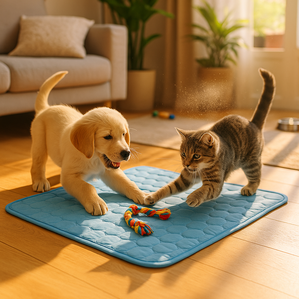 FrostyPaws Kühlmatte – Die coole Auszeit für deinen Vierbeiner